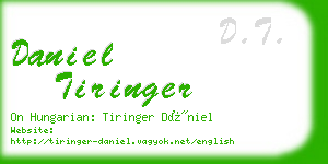 daniel tiringer business card